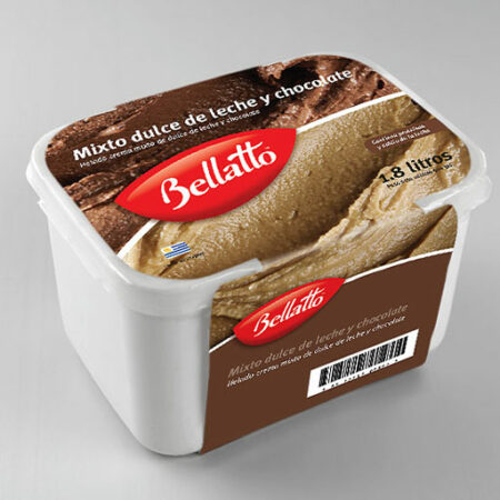 Mixto, dulce de leche y chocolate