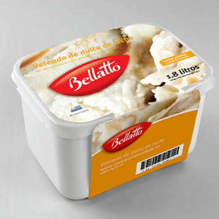 Veteado de dulce de leche